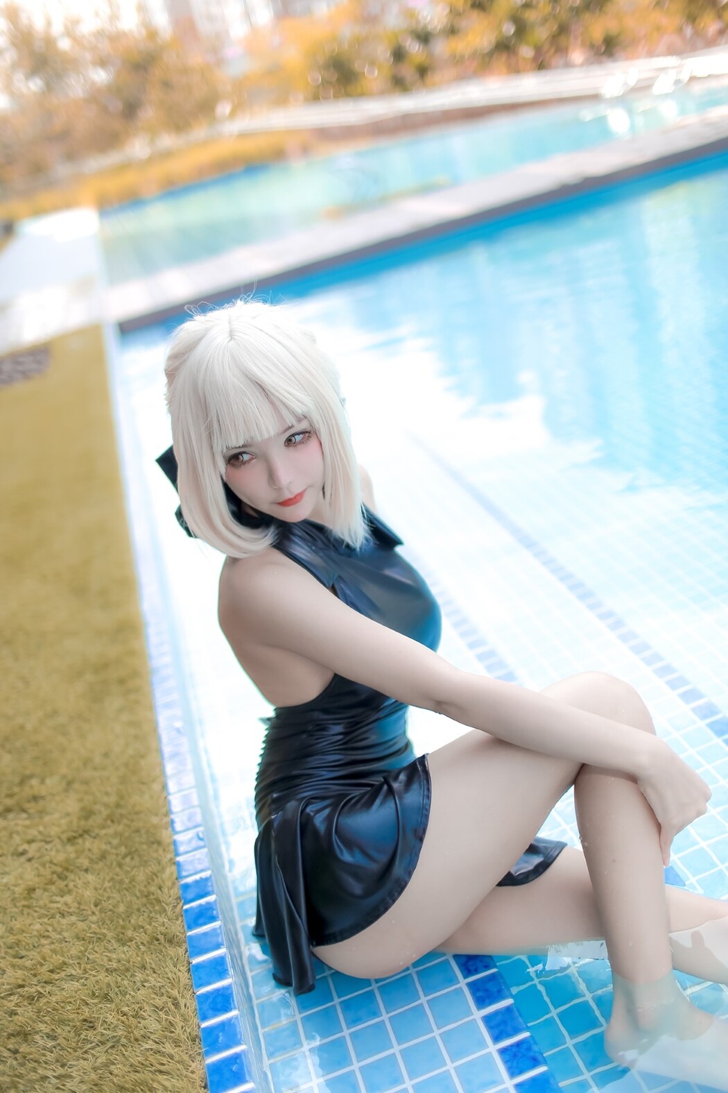 Coser@Kitkat Cosplay 9 – Saber Alter Swimsuit