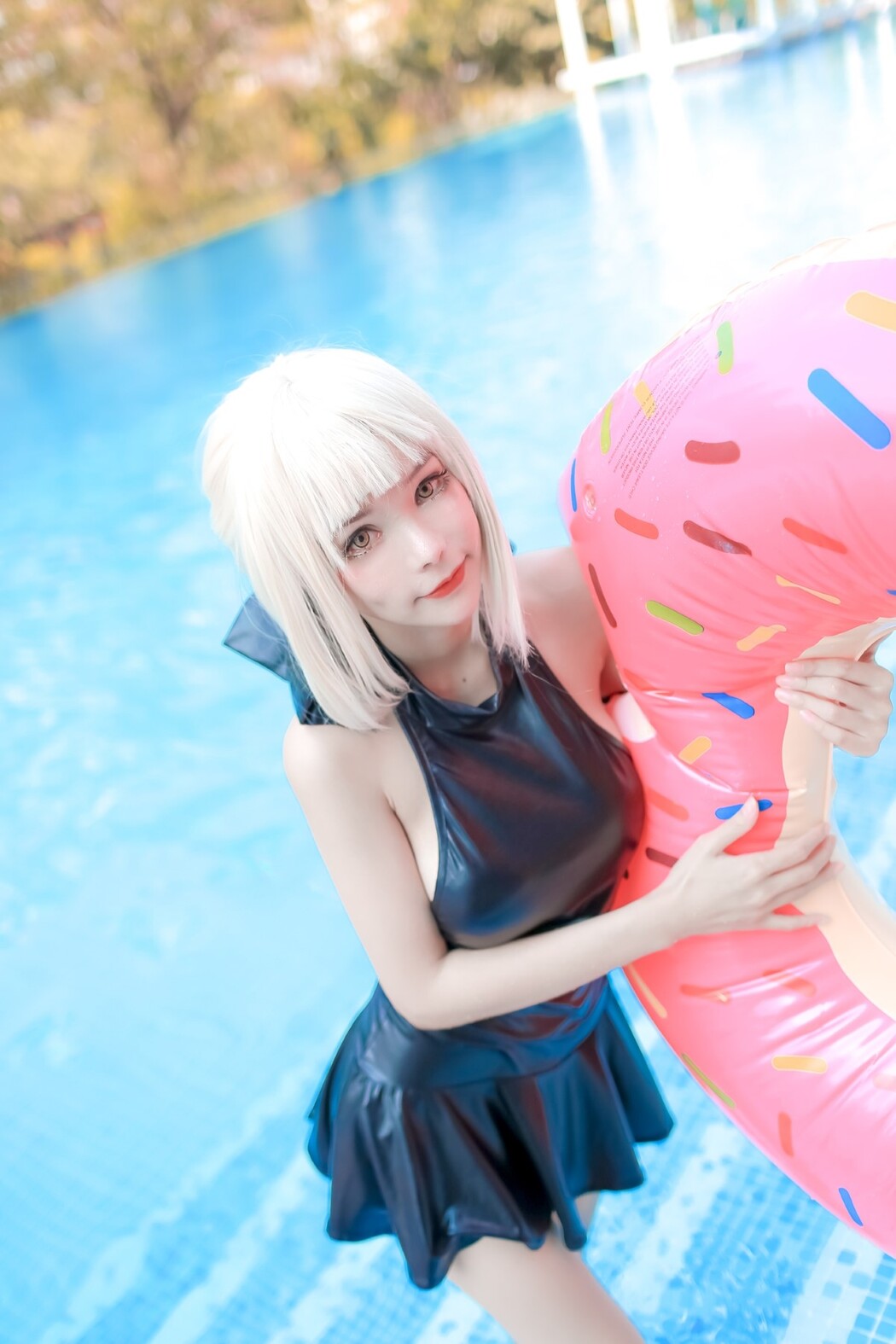 Coser@Kitkat Cosplay 9 – Saber Alter Swimsuit