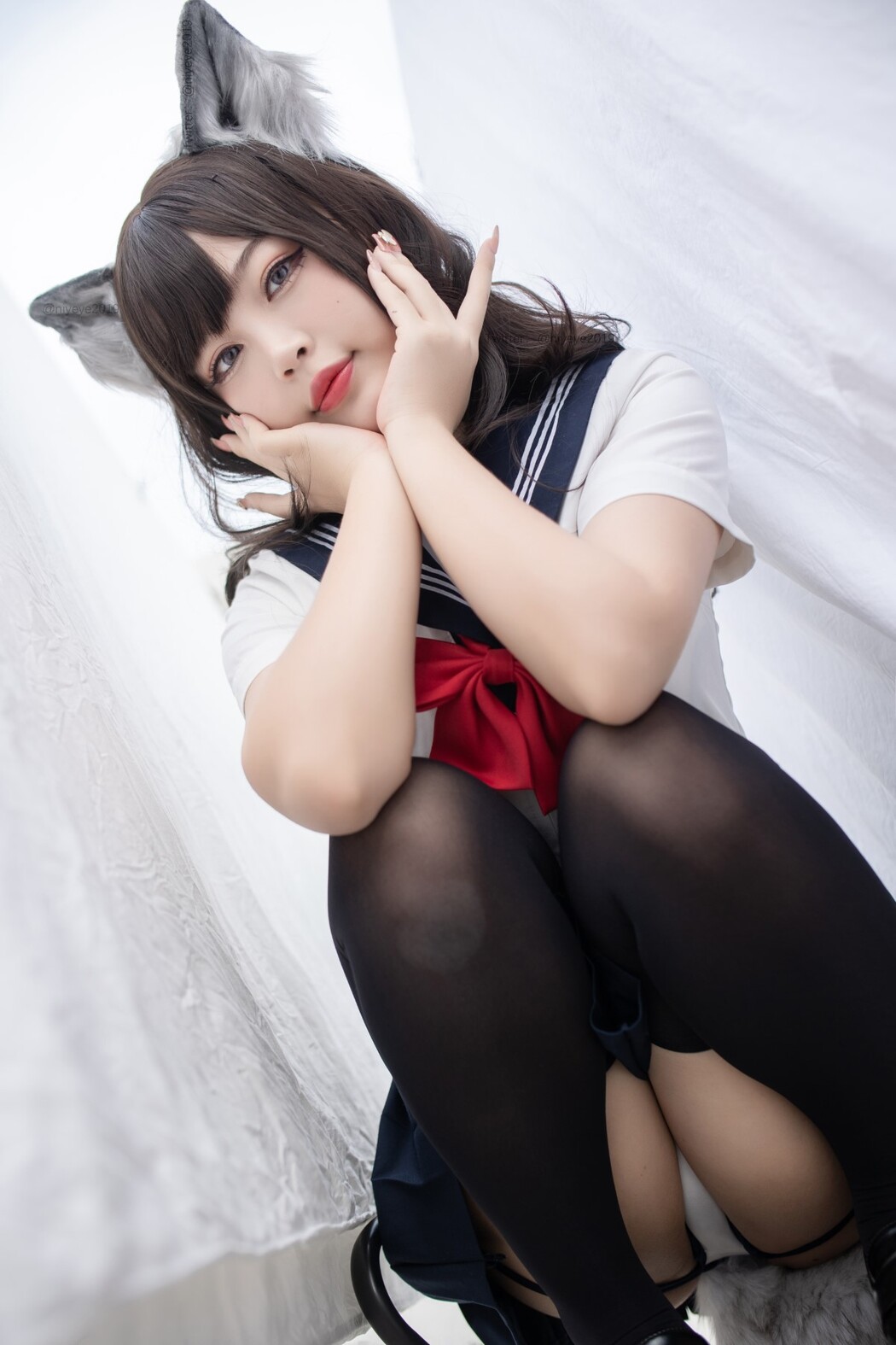 Coser@白烨 Vol.047 魅惑狼姐姐 室外