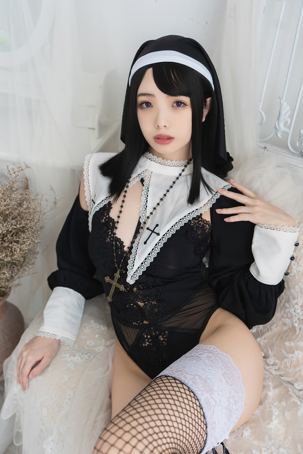 Coser@雯妹不讲道理 Vol.022 危险祈祷 修女 Cover Photo