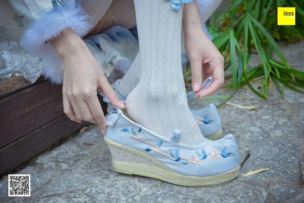 Silk Xiangjia 122 Mumu "Hanfu Embroidered Shoes and White Socks" [IESS Weird Interesting Direction]