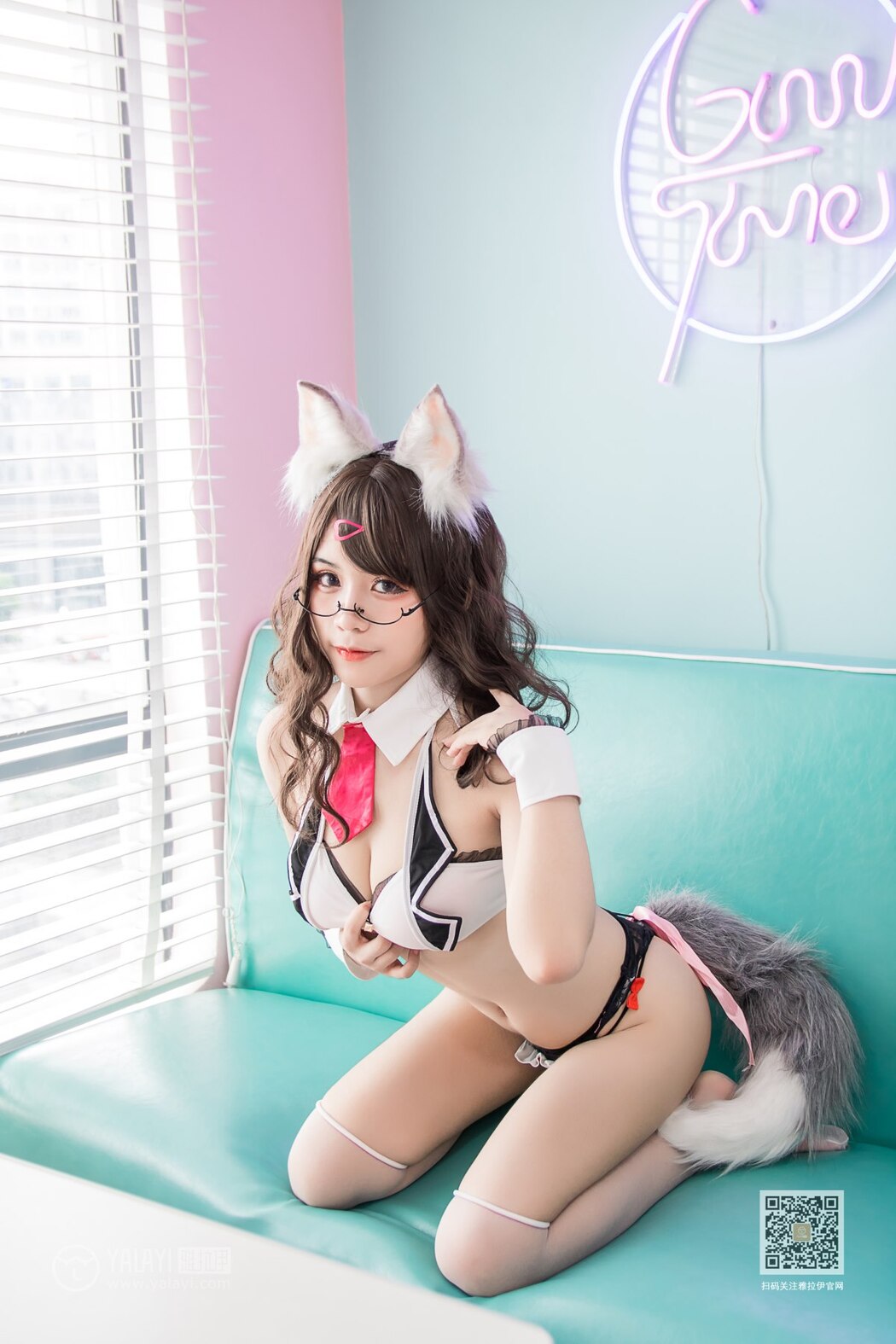 Coser@一笑芳香沁 Vol.034 狐耳内衣