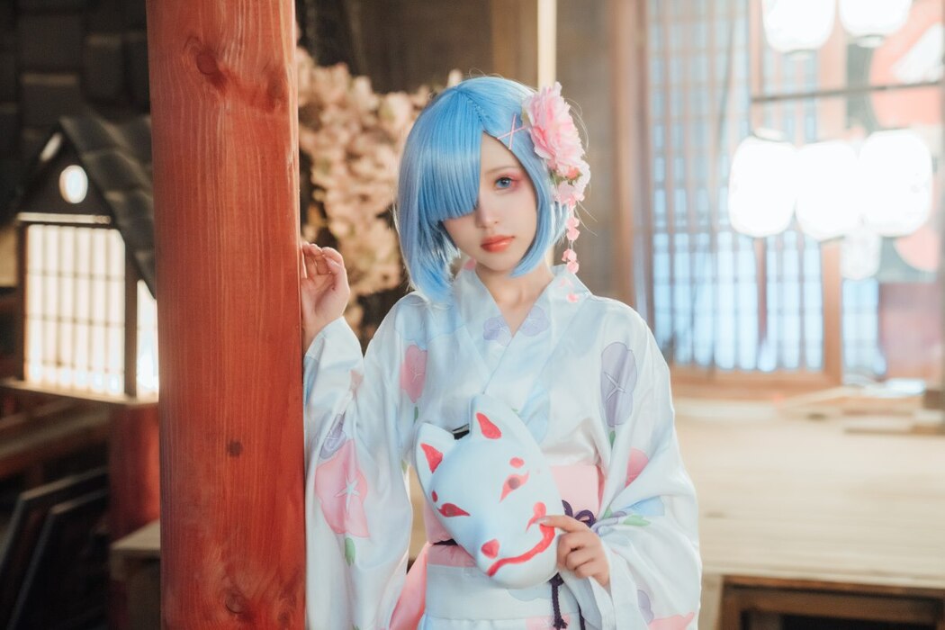 Coser@晕崽Zz – 和服蕾姆