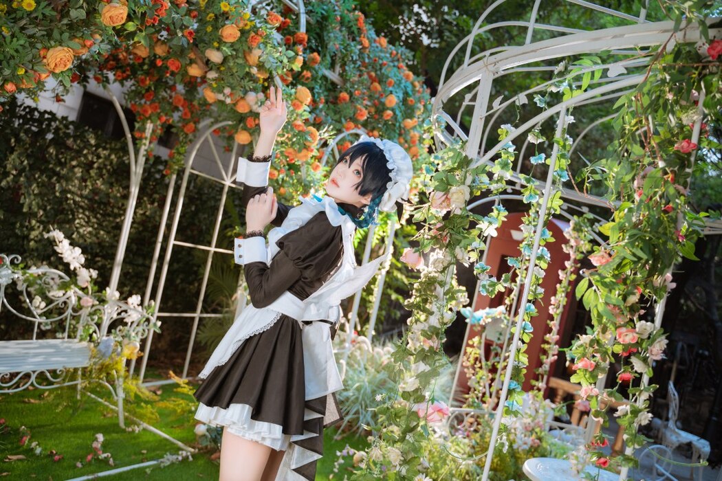 Coser@桜桃喵 Vol.141 温迪女仆+花絮