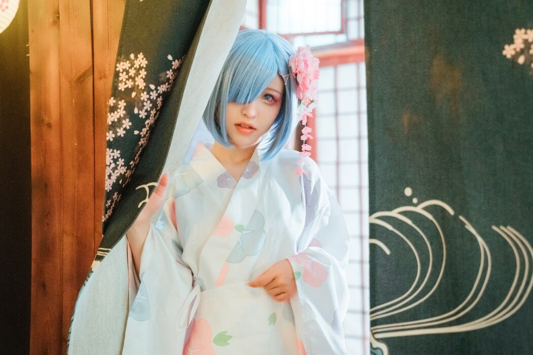 Coser@晕崽Zz – 和服蕾姆