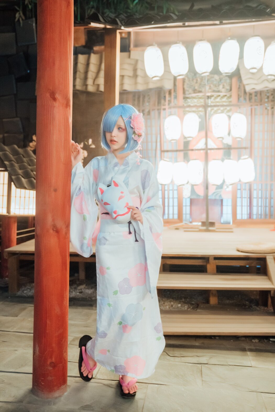 Coser@晕崽Zz – 和服蕾姆