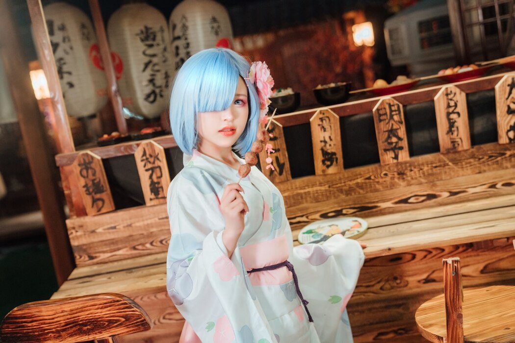 Coser@晕崽Zz – 和服蕾姆