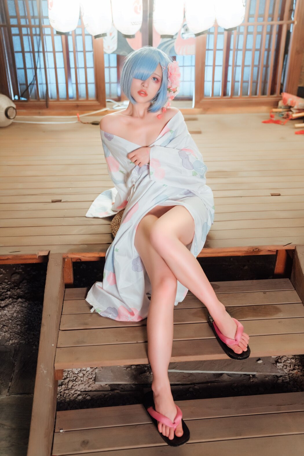 Coser@晕崽Zz – 和服蕾姆