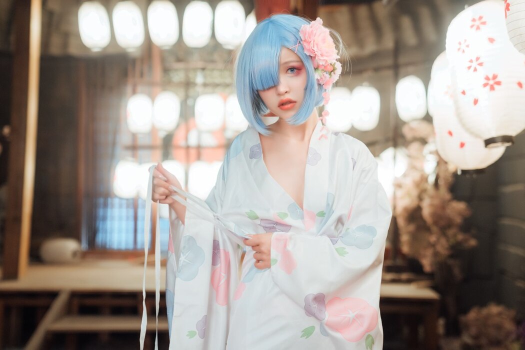 Coser@晕崽Zz – 和服蕾姆
