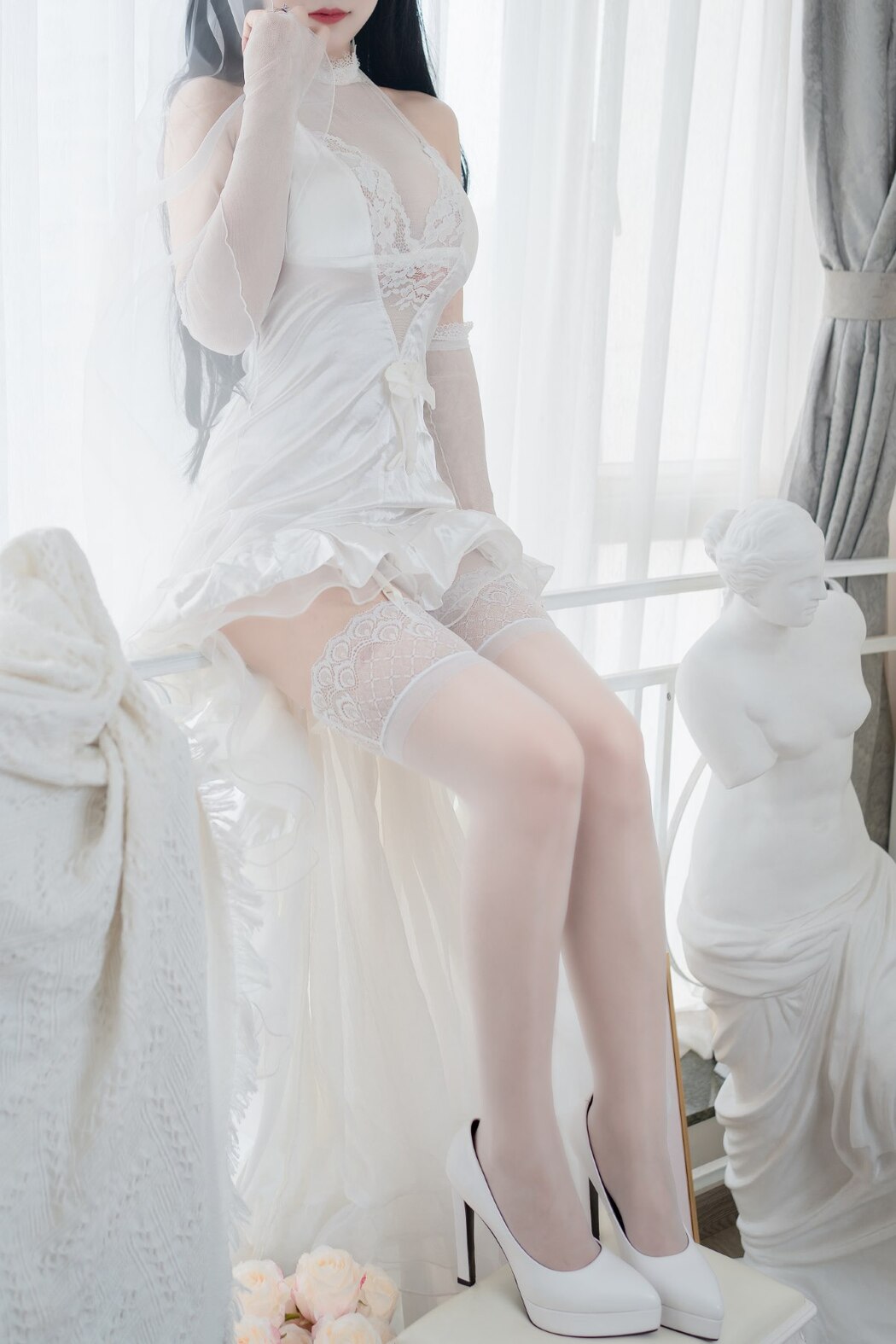 Coser@小仓千代w Vol.015 爱宕婚纱