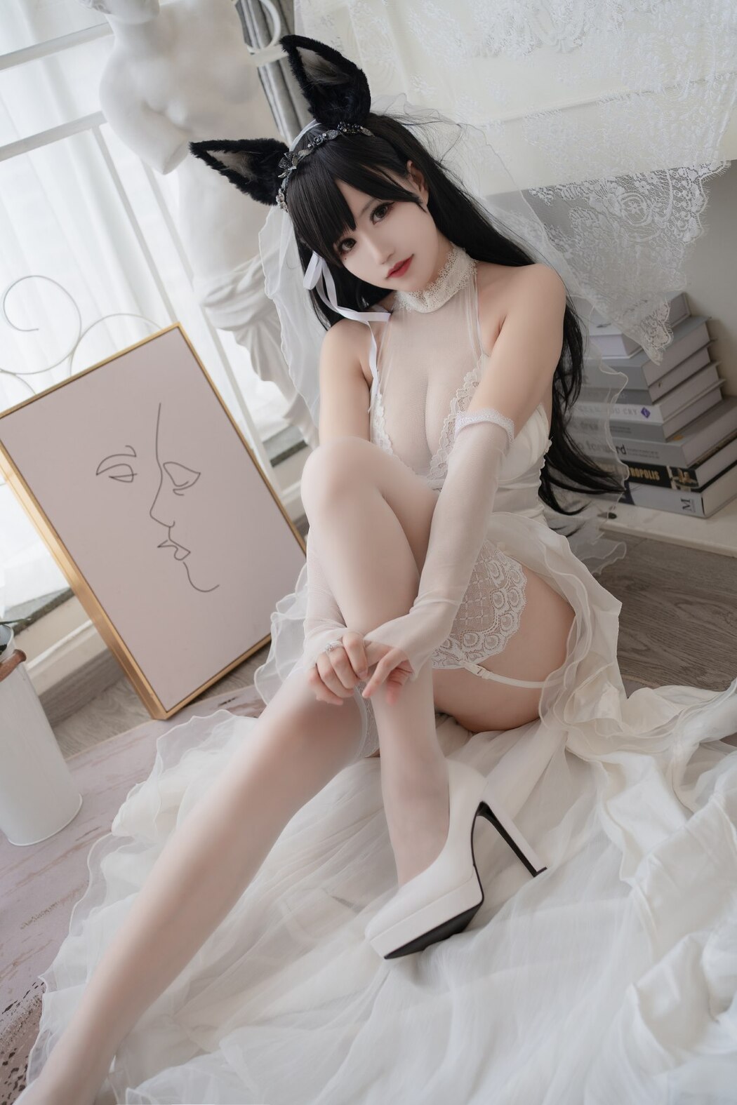 Coser@小仓千代w Vol.015 爱宕婚纱