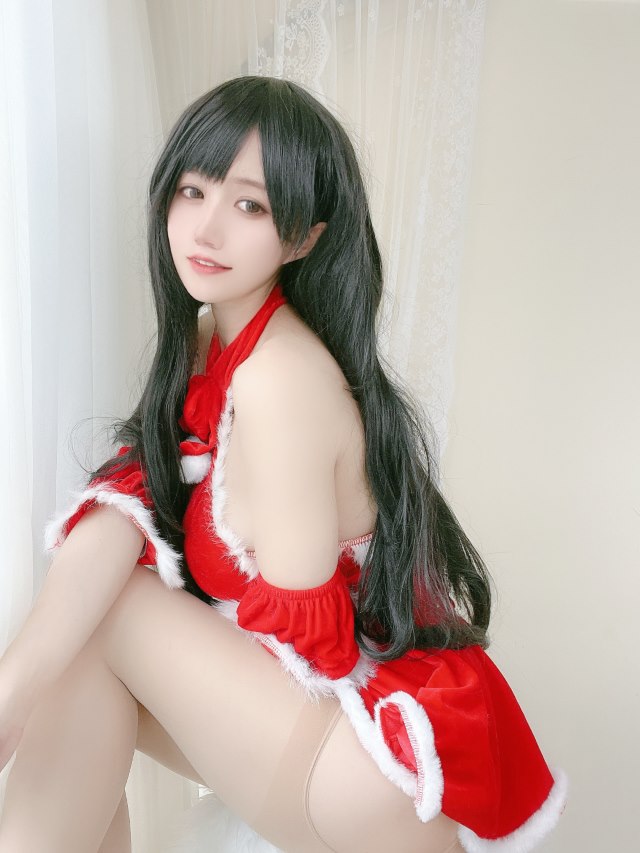 Coser@小仓千代w Vol.018 红色礼物裙