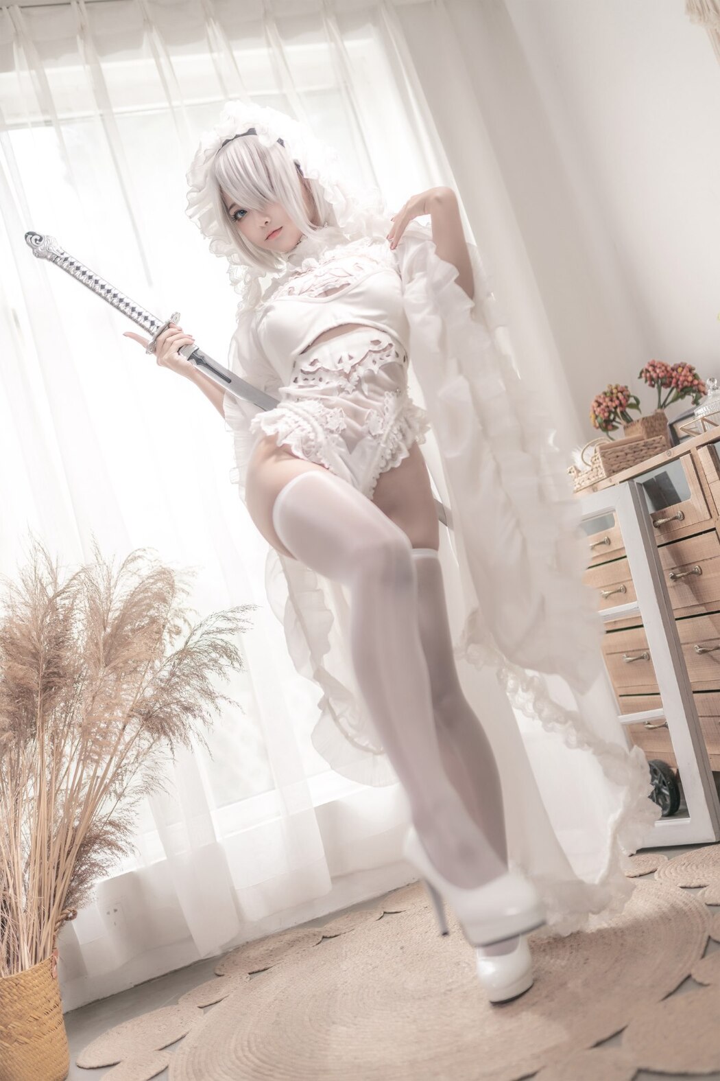 Coser@蠢沫沫 Vol.098 尼尔纪元 白花嫁