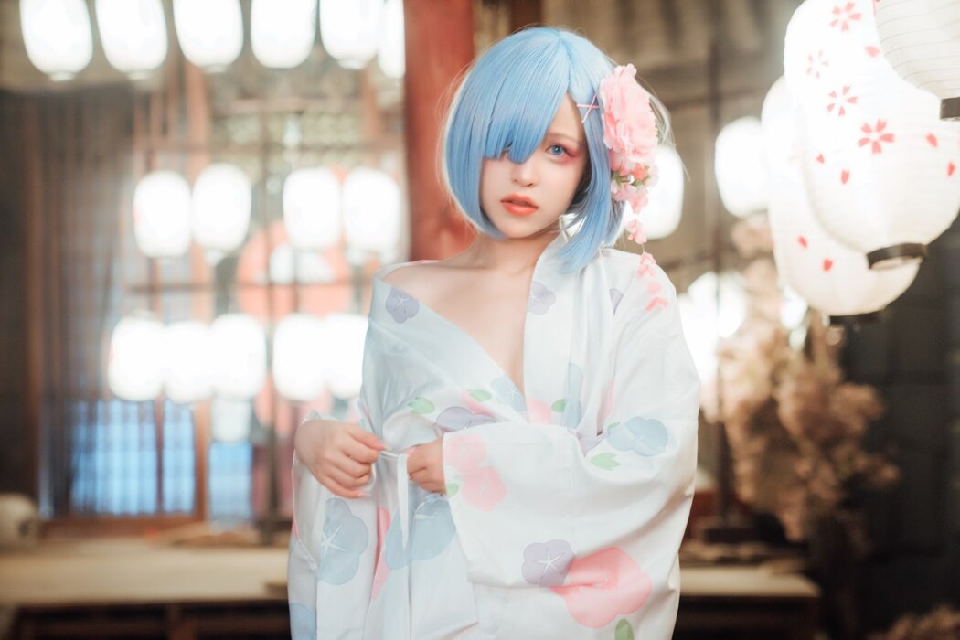 Coser@晕崽Zz – 和服蕾姆