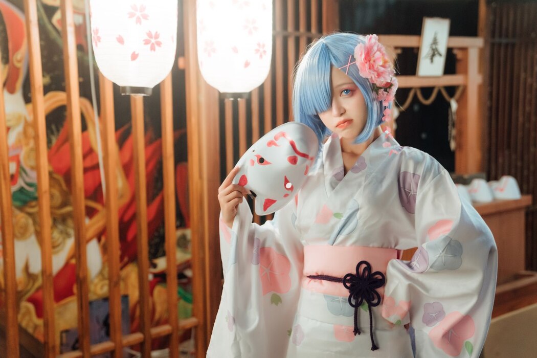 Coser@晕崽Zz – 和服蕾姆