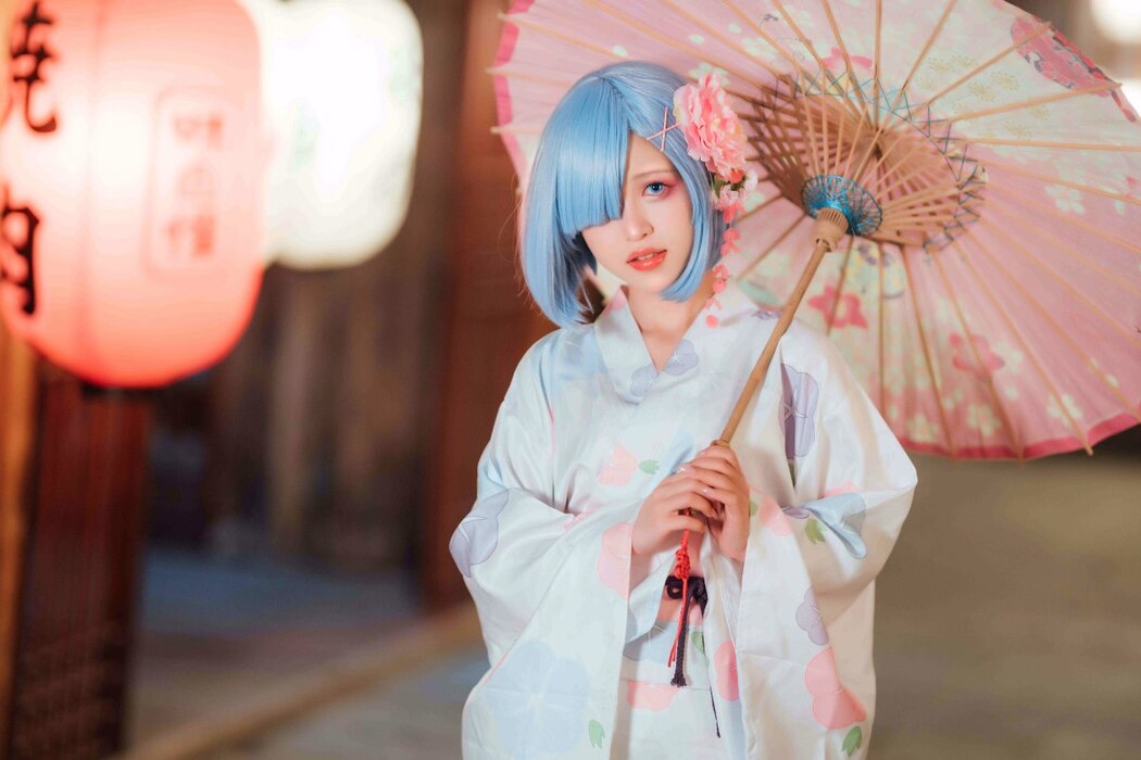 Coser@晕崽Zz – 和服蕾姆