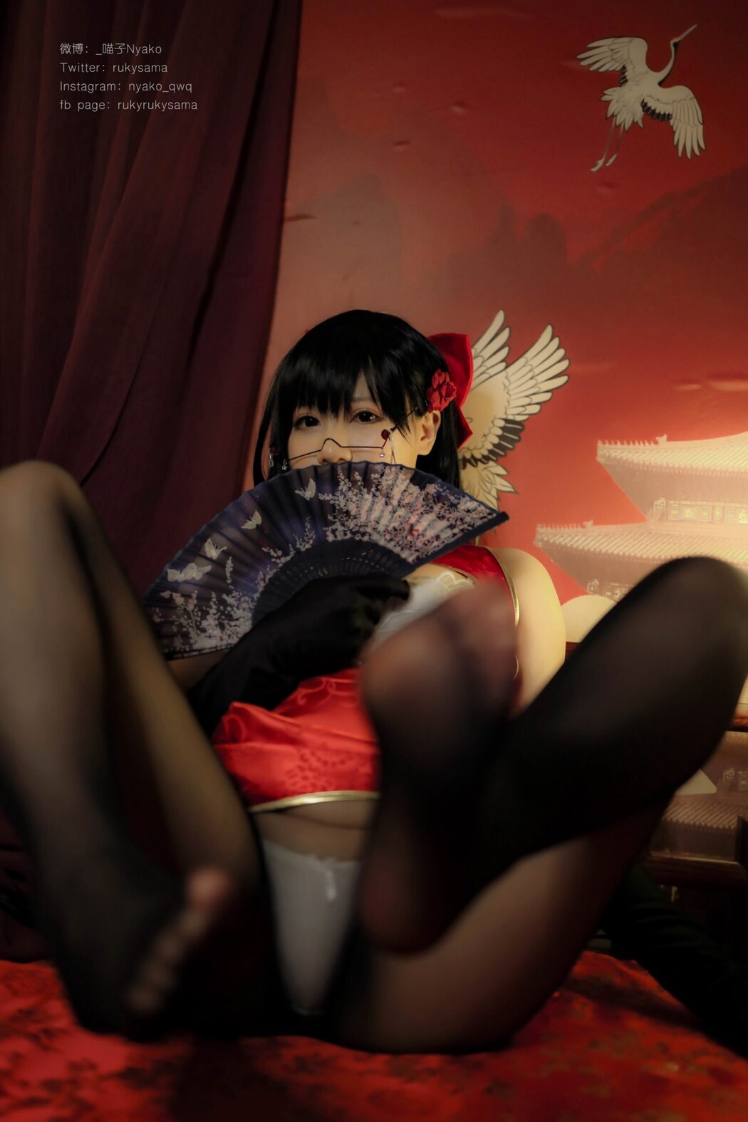 Coser@Nyako喵子 – 7月电子版14 チャイナドレス A