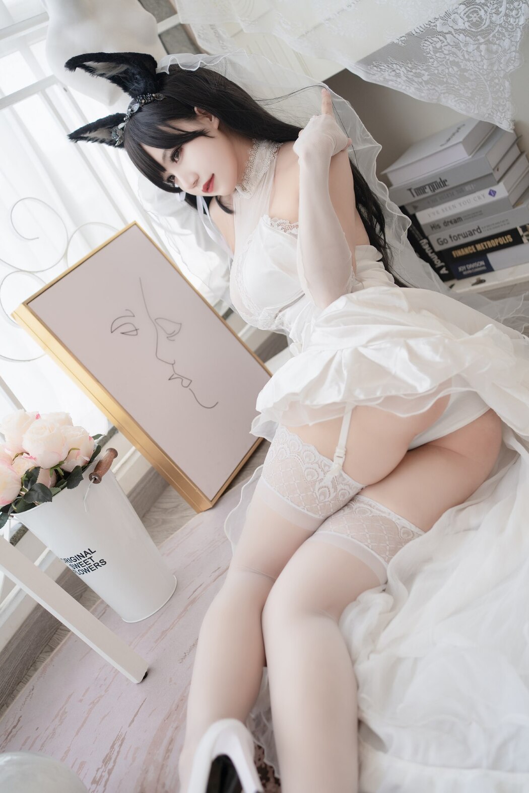 Coser@小仓千代w Vol.015 爱宕婚纱