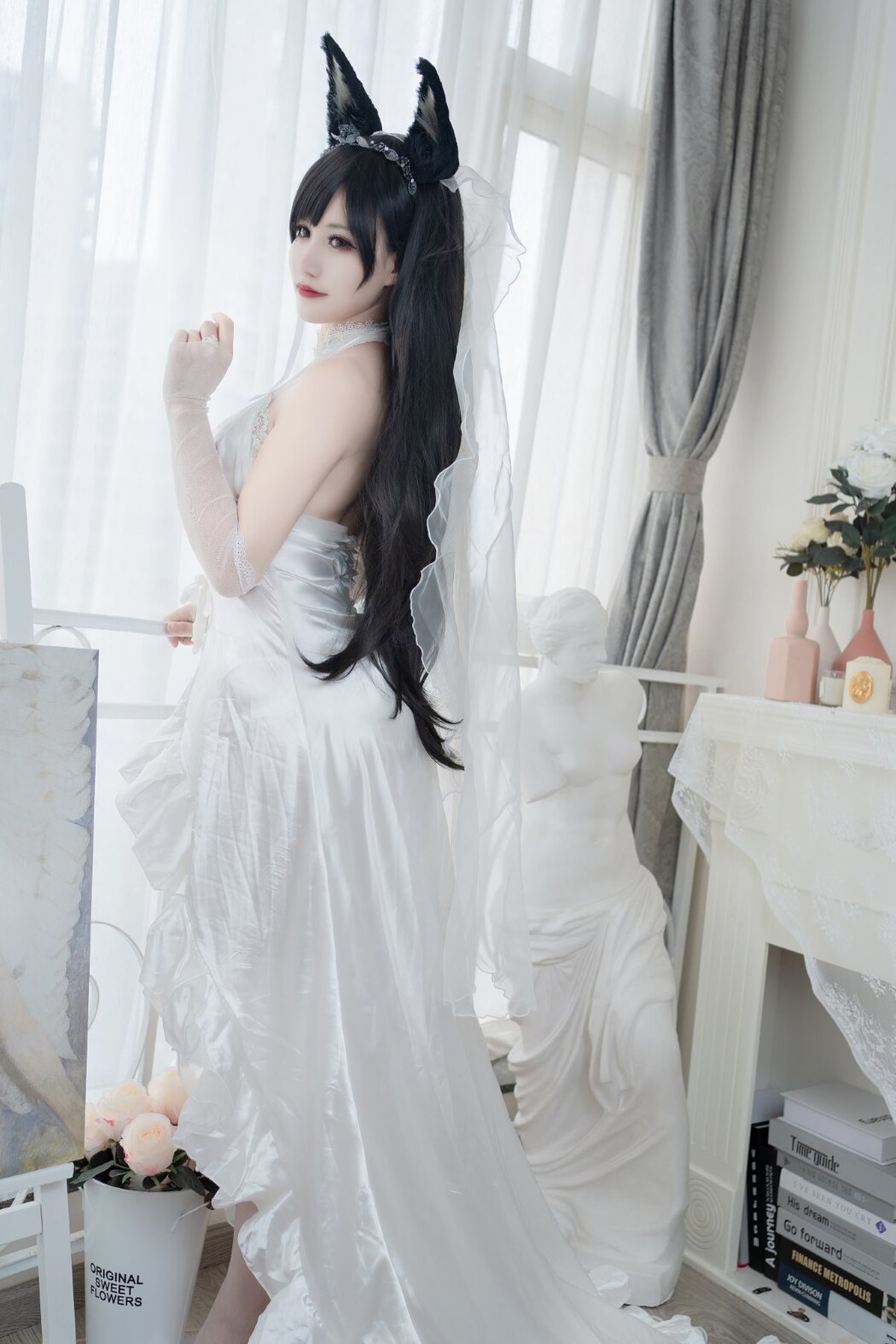 Coser@小仓千代w Vol.015 爱宕婚纱