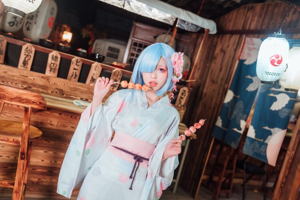 Coser@晕崽Zz – 和服蕾姆