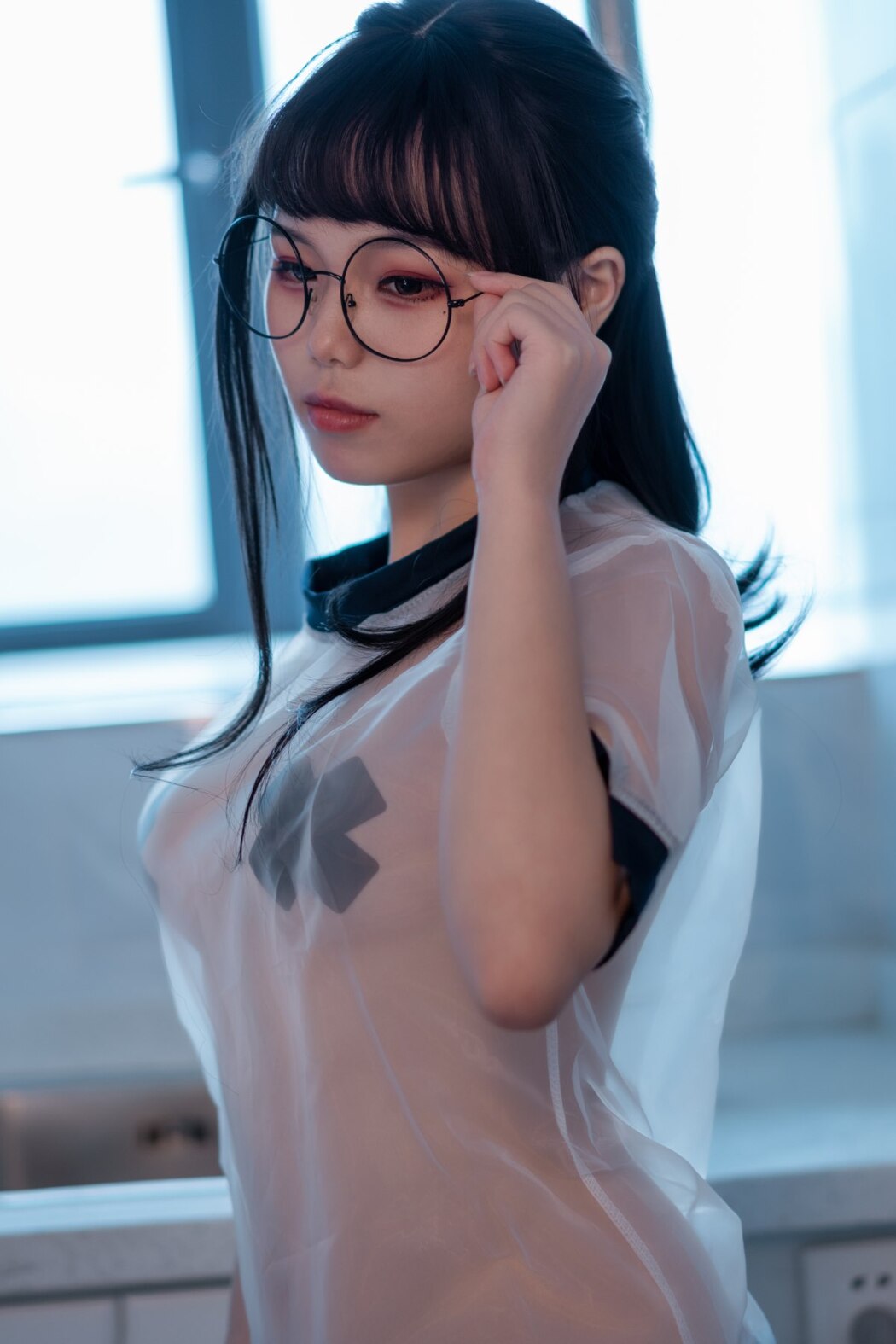 Coser@七月喵子 Vol.009 喝酸奶的眼镜娘