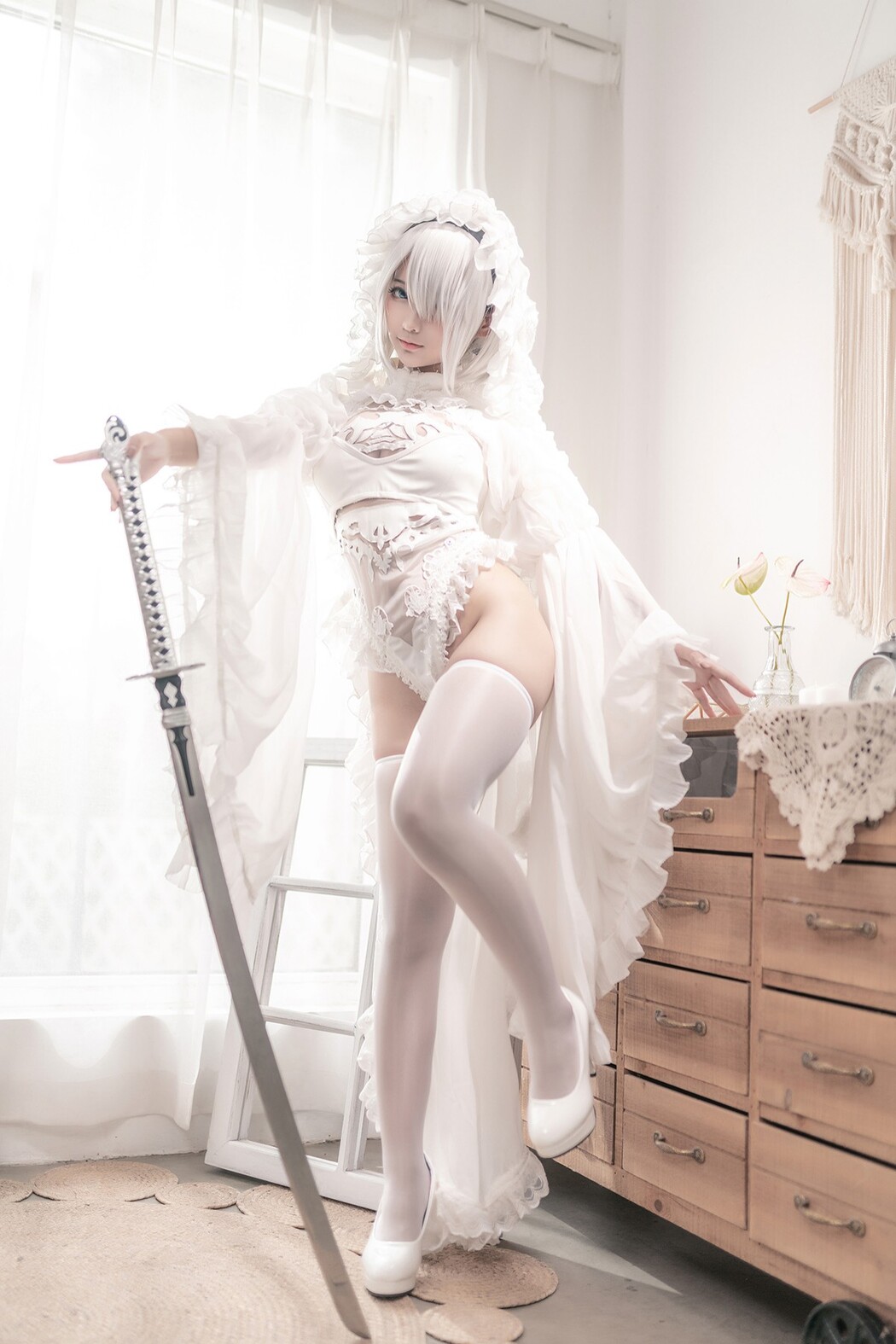 Coser@蠢沫沫 Vol.098 尼尔纪元 白花嫁 Cover Photo