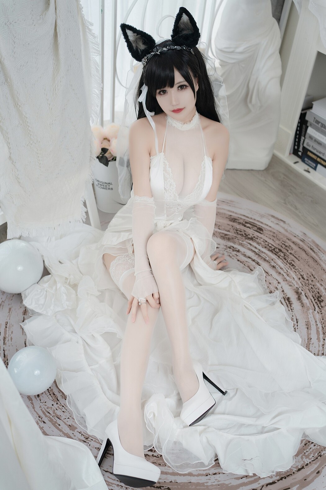 Coser@小仓千代w Vol.015 爱宕婚纱 Cover Photo