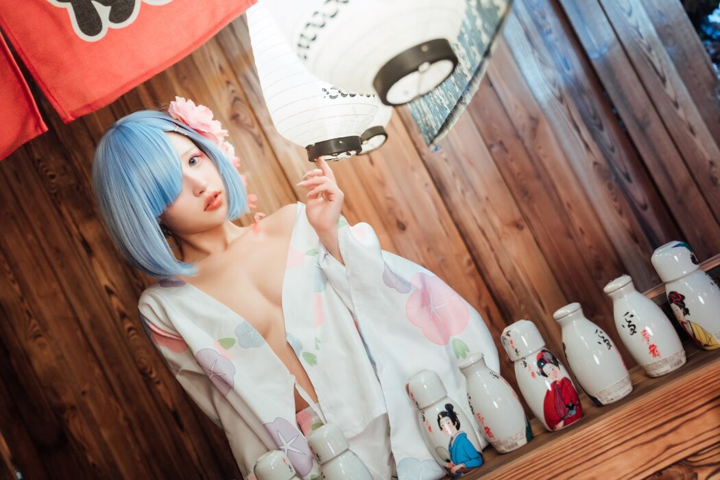 Coser@晕崽Zz – 和服蕾姆