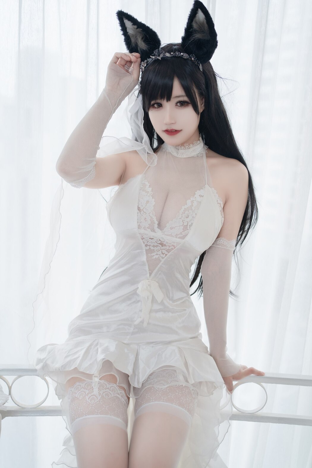 Coser@小仓千代w Vol.015 爱宕婚纱