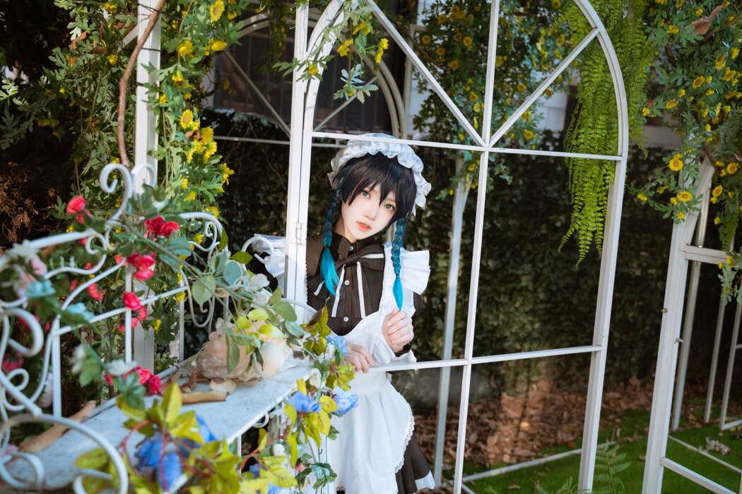 Coser@桜桃喵 Vol.141 温迪女仆+花絮