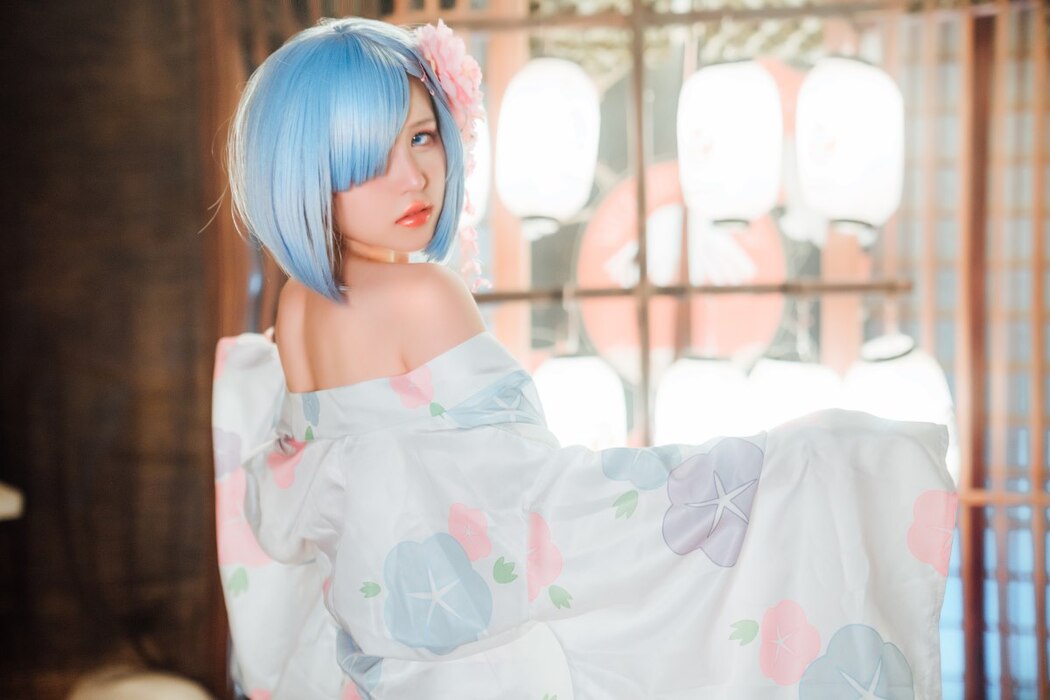 Coser@晕崽Zz – 和服蕾姆