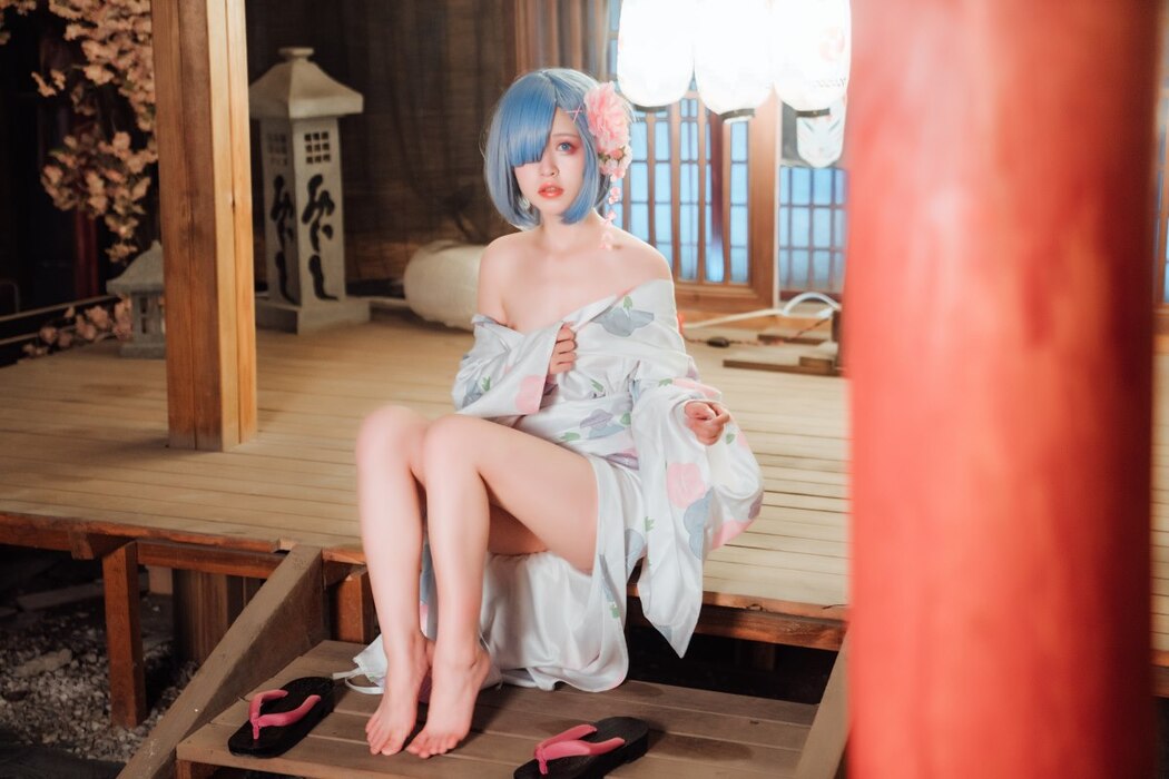 Coser@晕崽Zz – 和服蕾姆