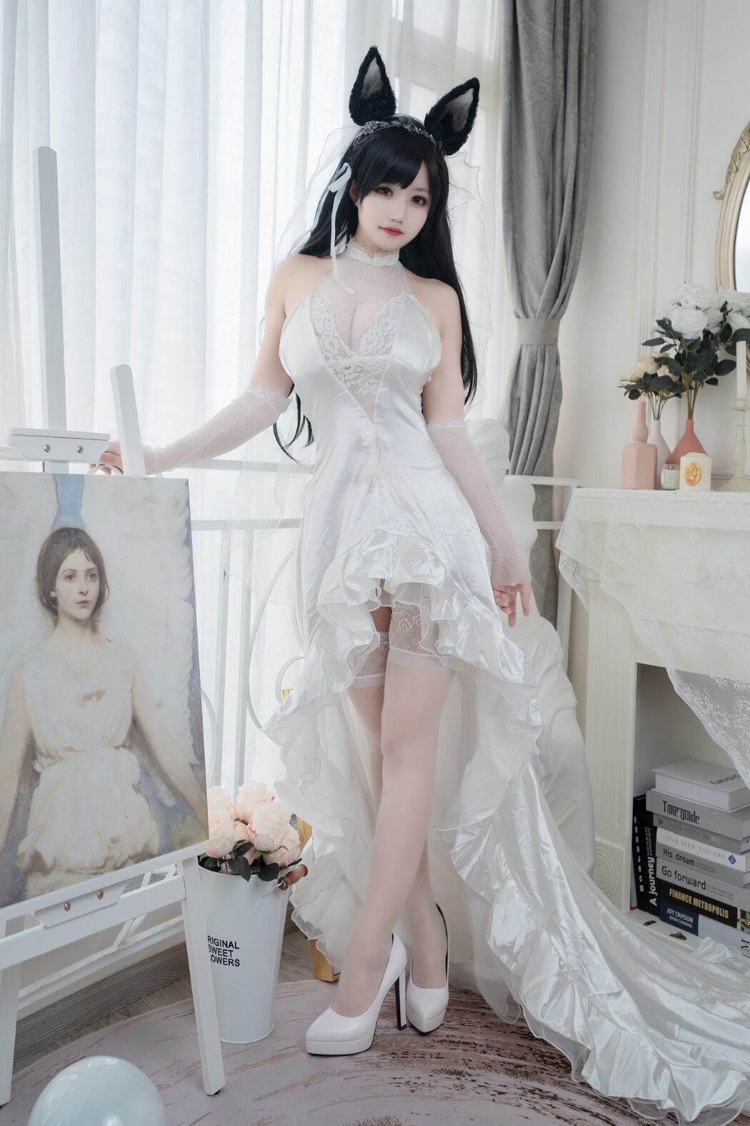 Coser@小仓千代w Vol.015 爱宕婚纱