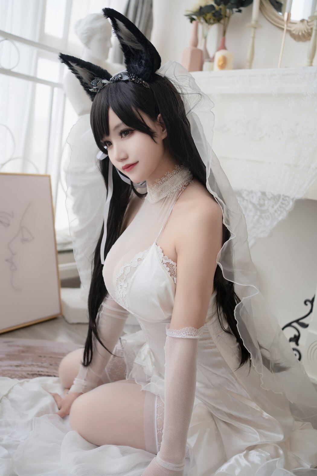 Coser@小仓千代w Vol.015 爱宕婚纱