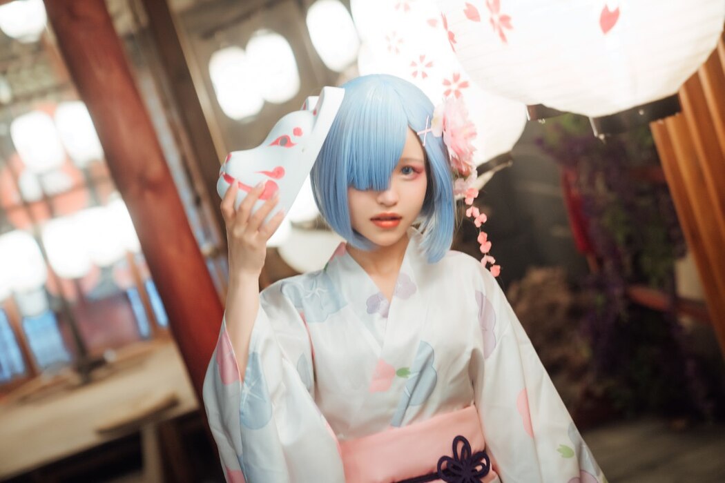 Coser@晕崽Zz – 和服蕾姆