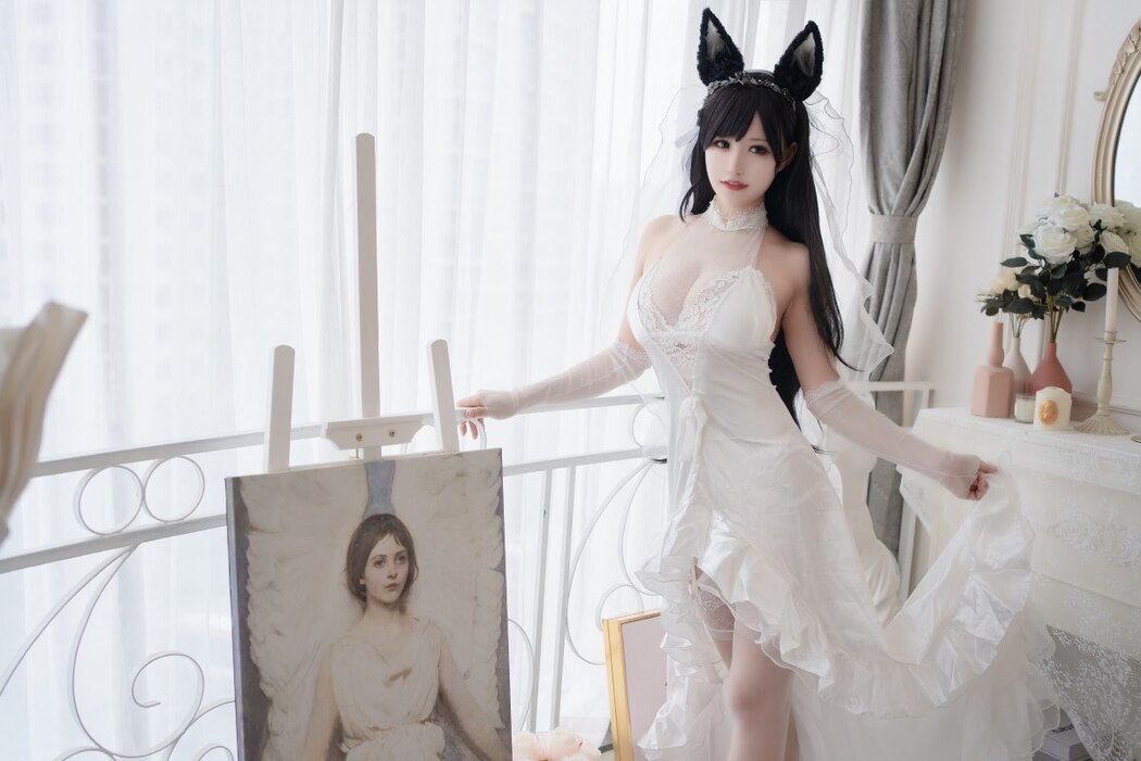 Coser@小仓千代w Vol.015 爱宕婚纱