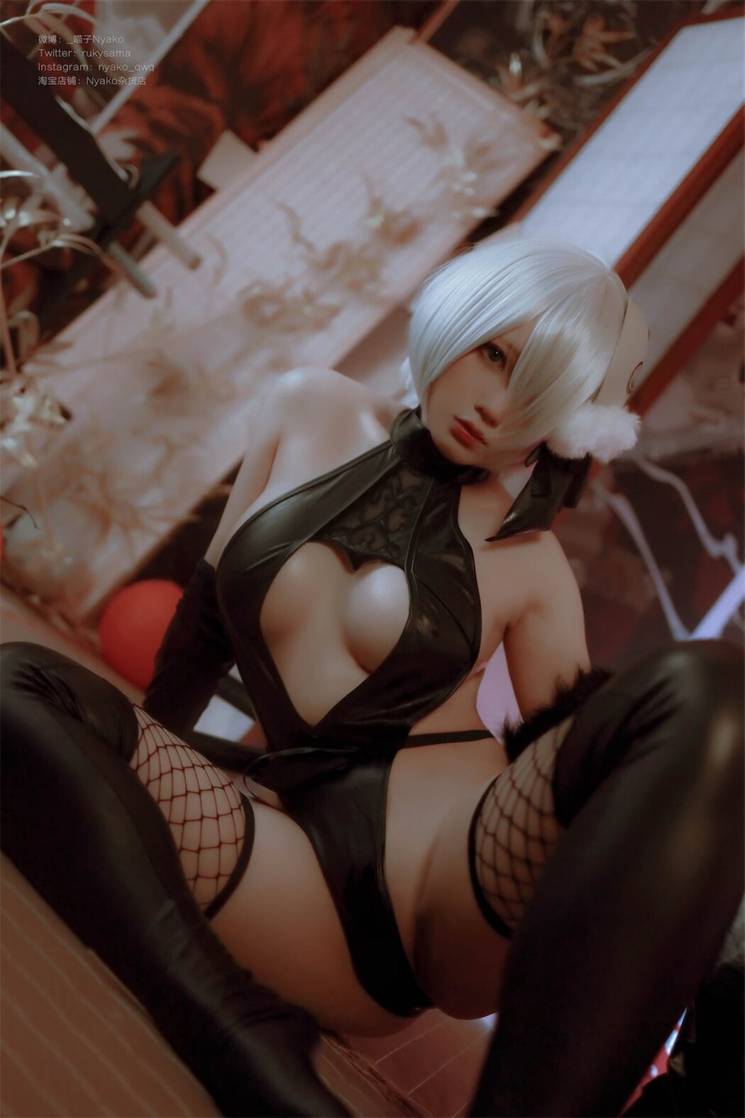 Coser@Nyako喵子 – 2B同人旗袍