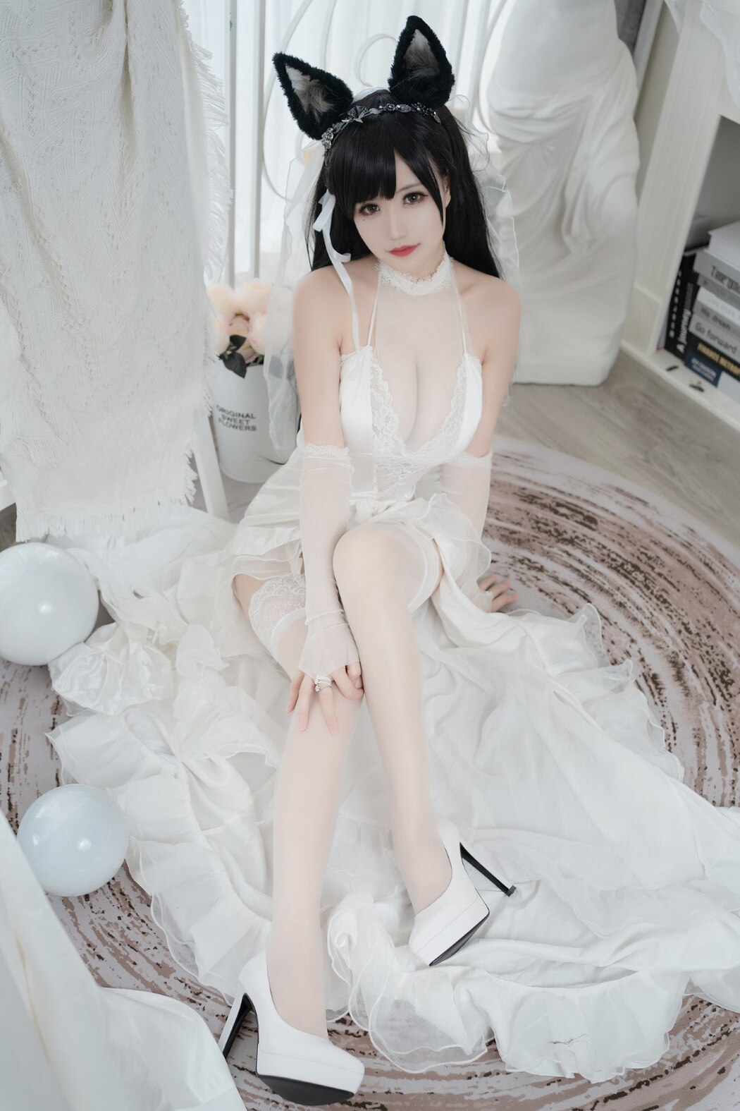 Coser@小仓千代w Vol.015 爱宕婚纱