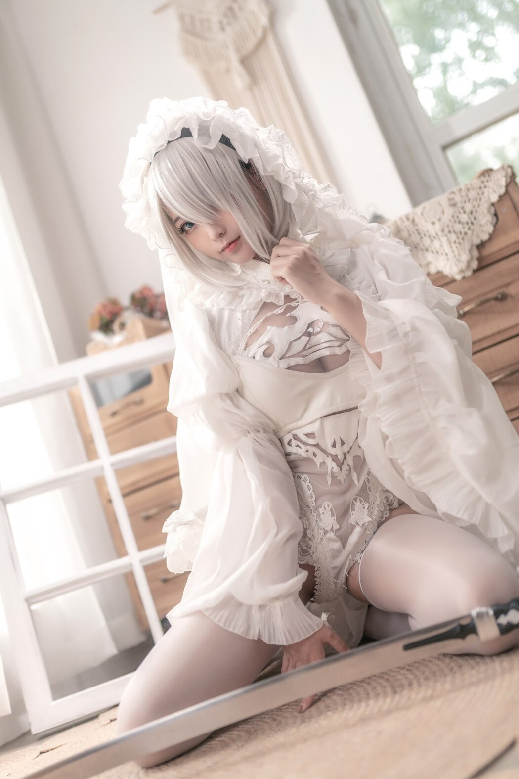 Coser@蠢沫沫 Vol.098 尼尔纪元 白花嫁