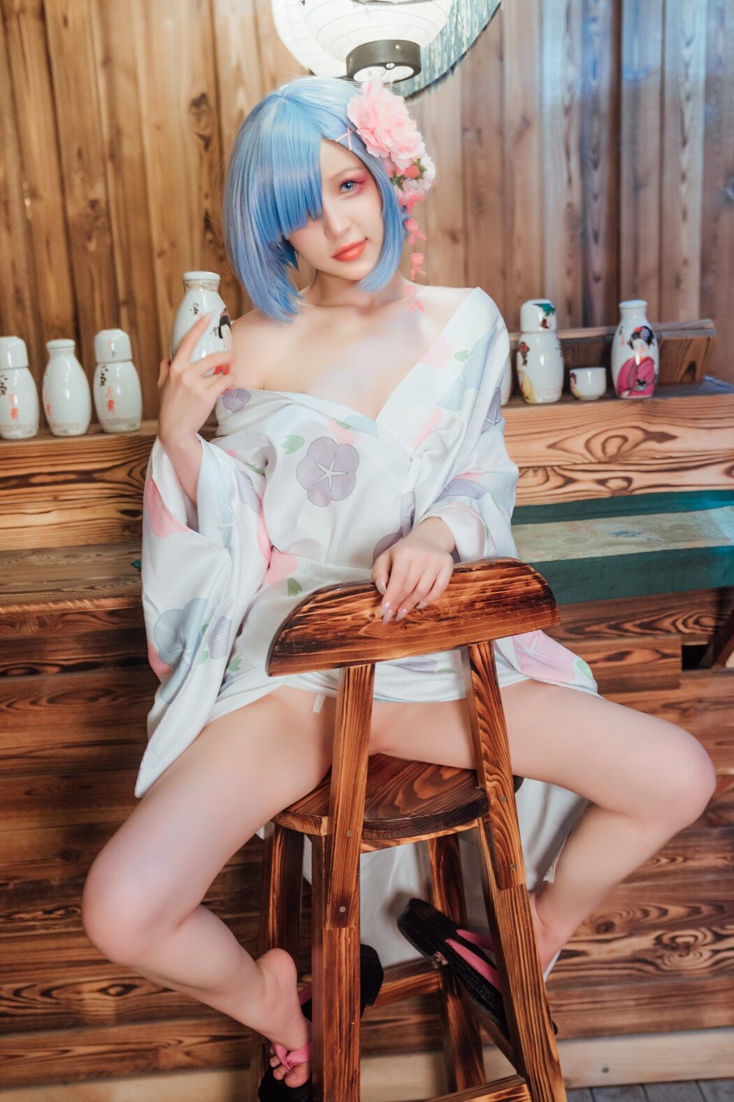 Coser@晕崽Zz – 和服蕾姆