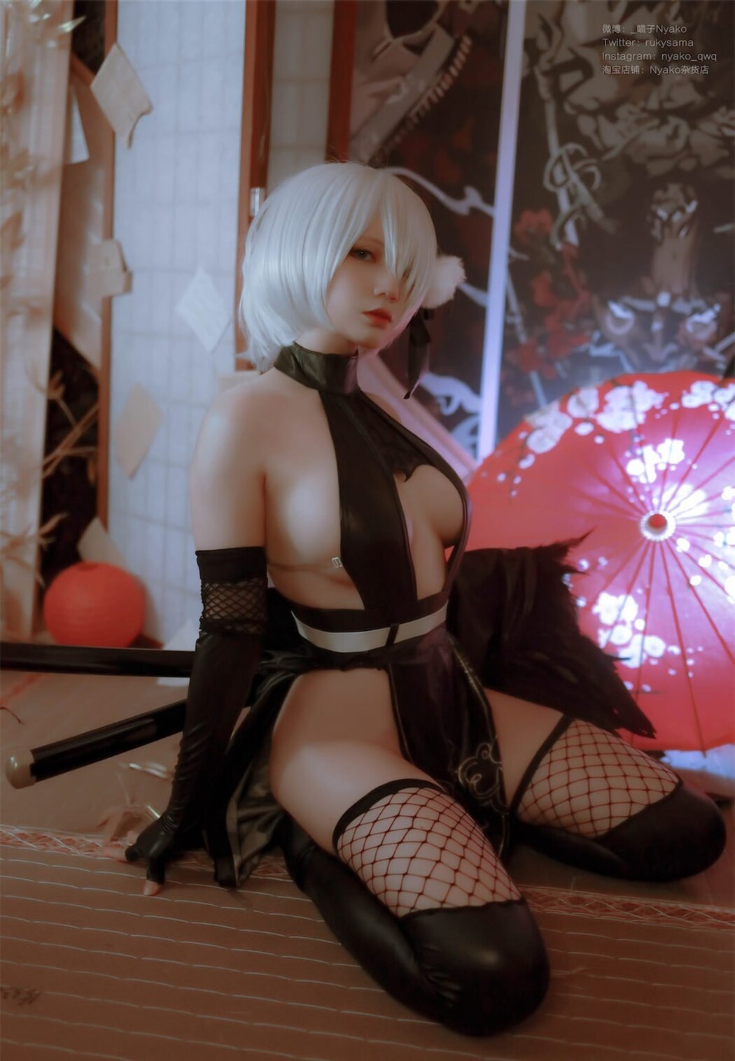 Coser@Nyako喵子 – 2B同人旗袍