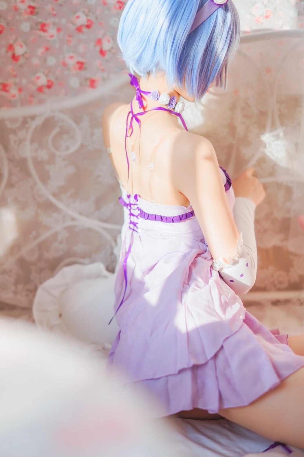 Coser@桜桃喵 Vol.137 蕾姆睡裙