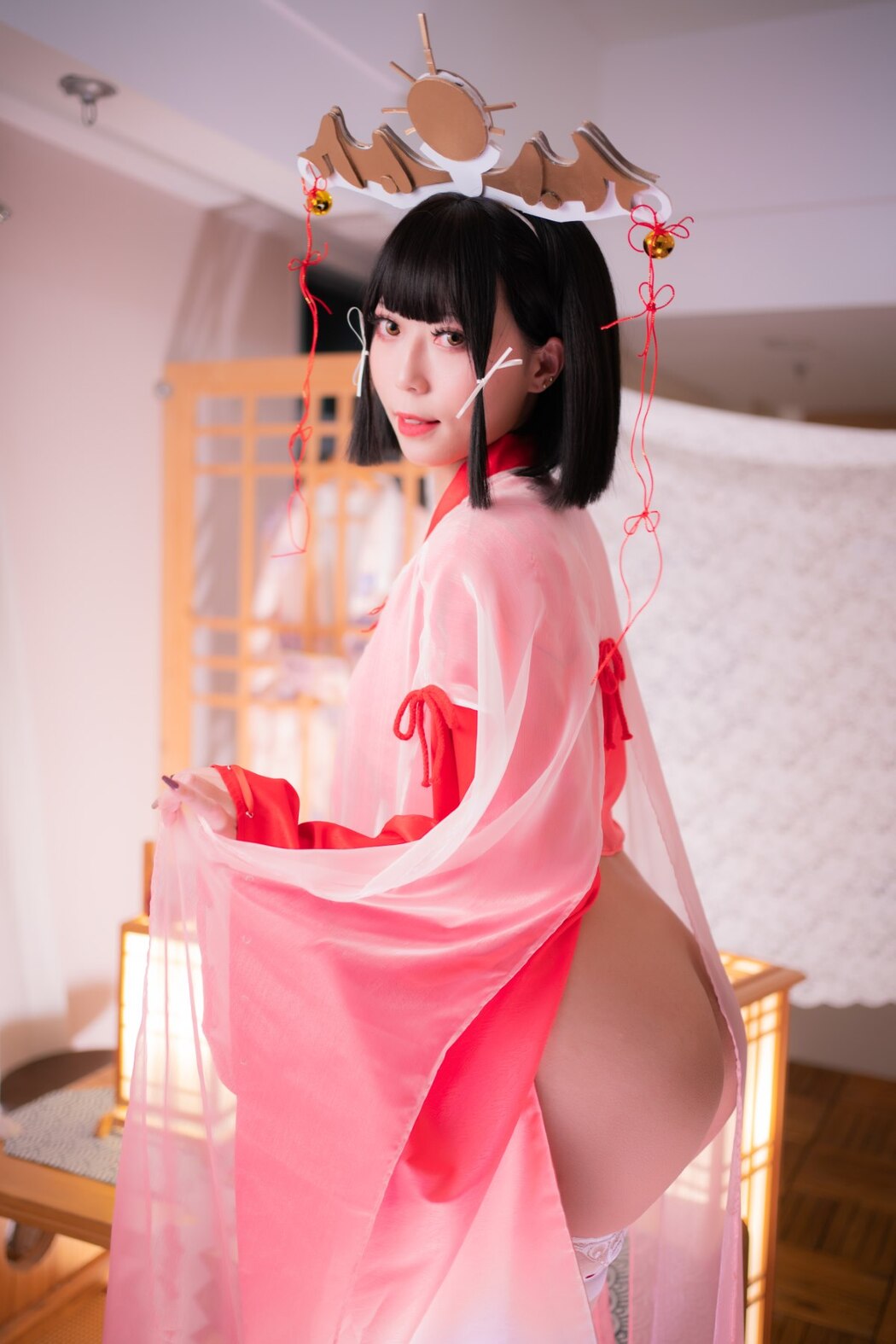 Coser@Money冷冷 No.021 辉夜姬巫女 B