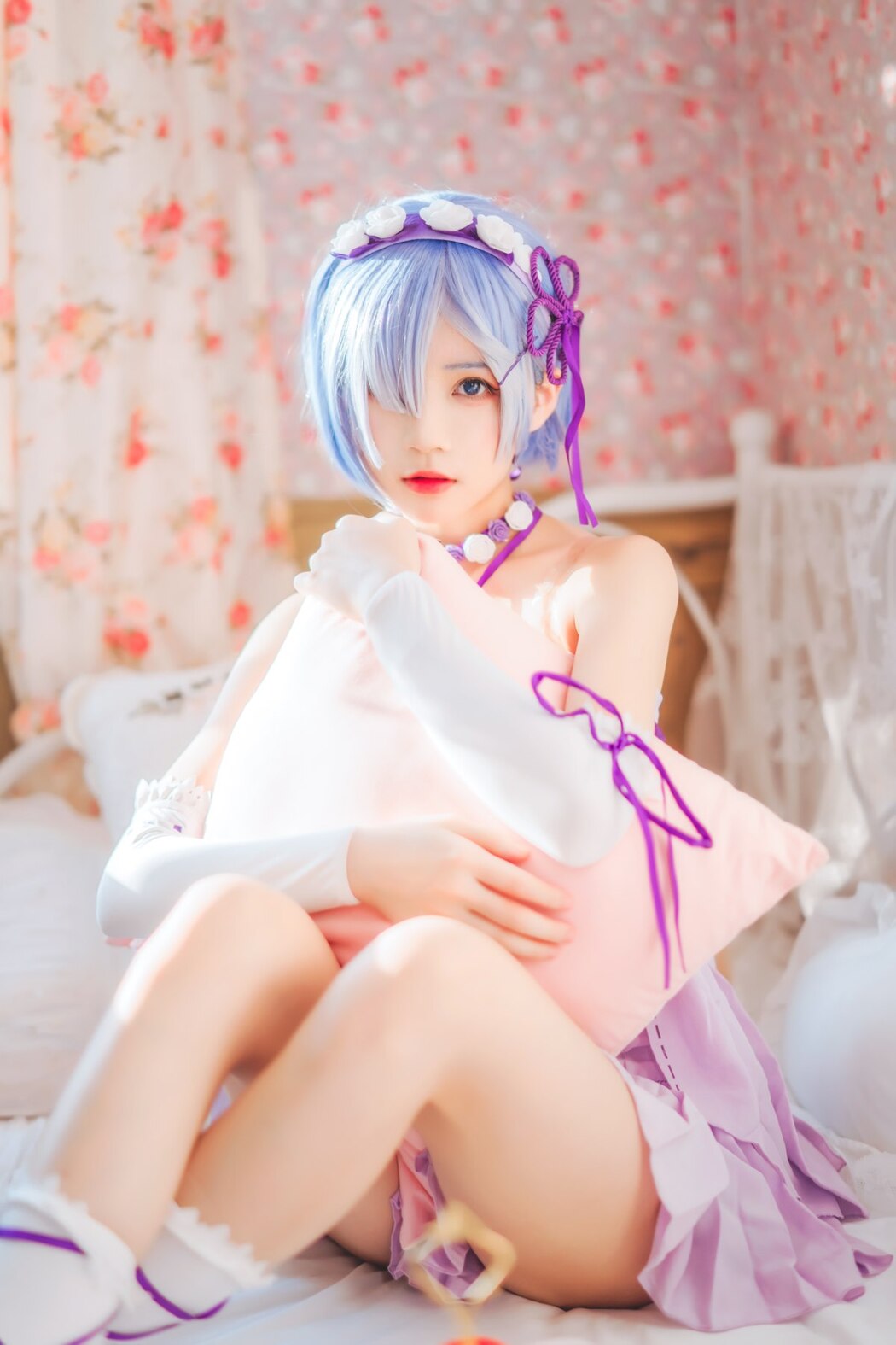 Coser@桜桃喵 Vol.137 蕾姆睡裙