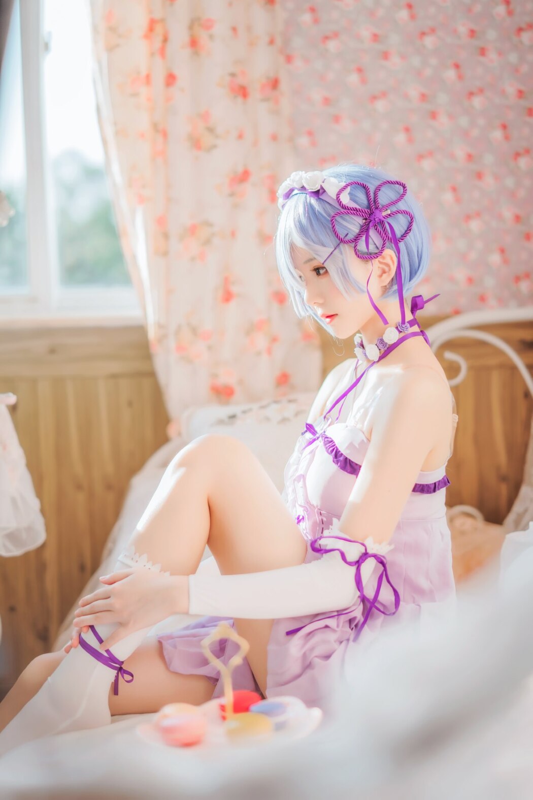 Coser@桜桃喵 Vol.137 蕾姆睡裙