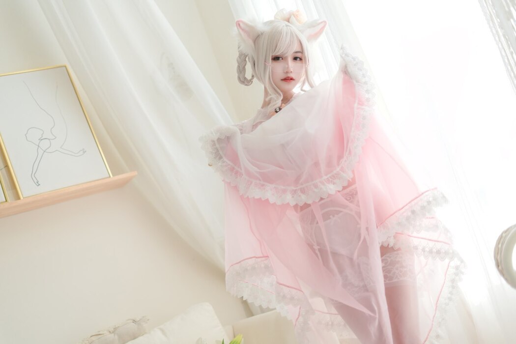 Coser@小仓千代w Vol.007 透明女仆粉色