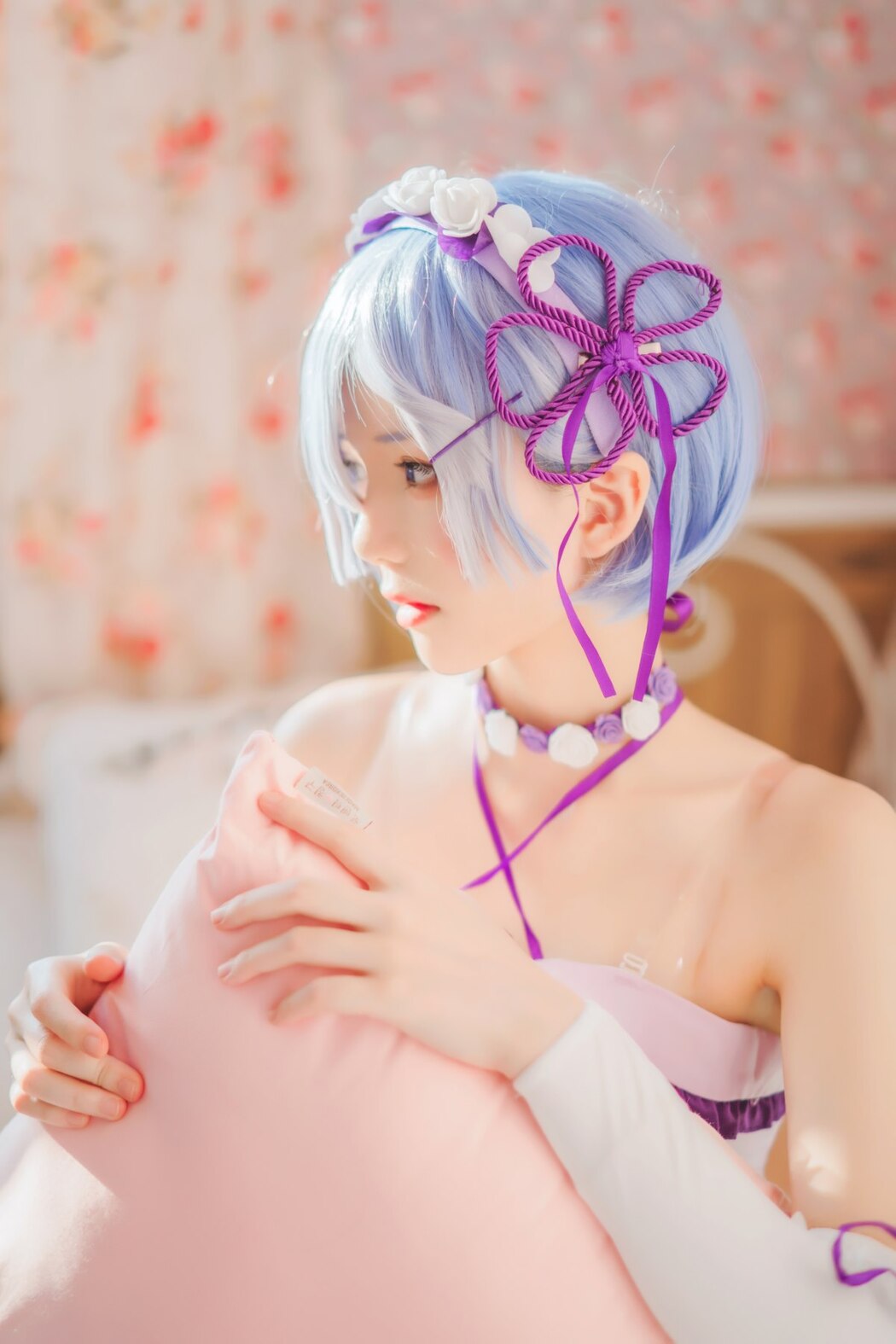 Coser@桜桃喵 Vol.137 蕾姆睡裙