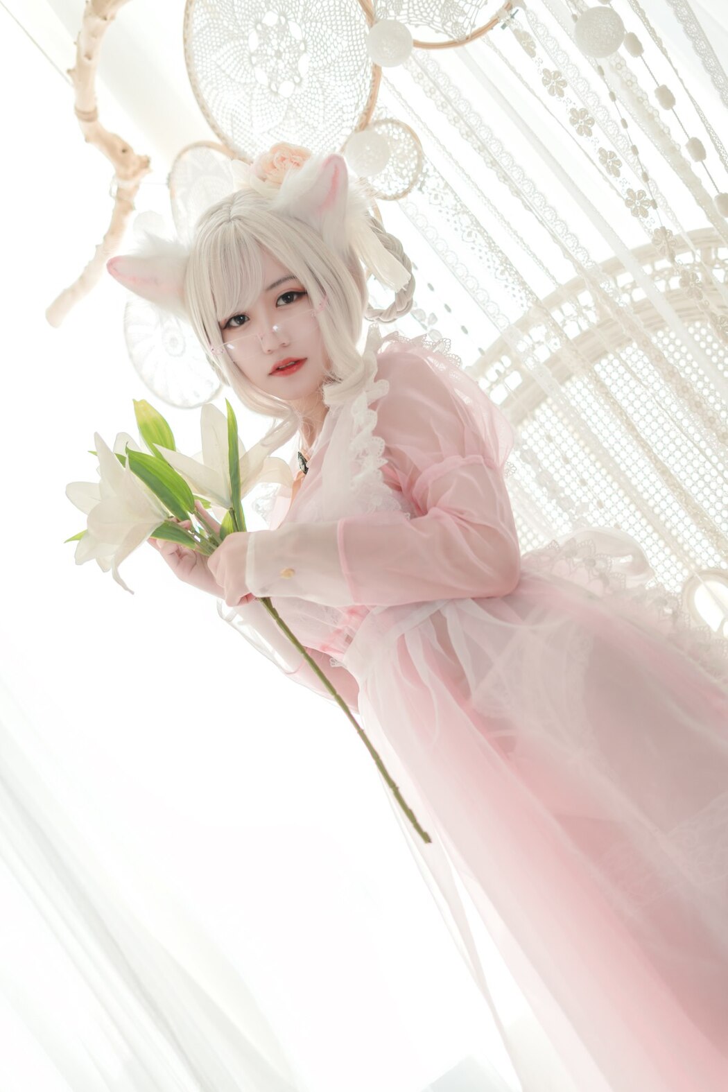 Coser@小仓千代w Vol.007 透明女仆粉色