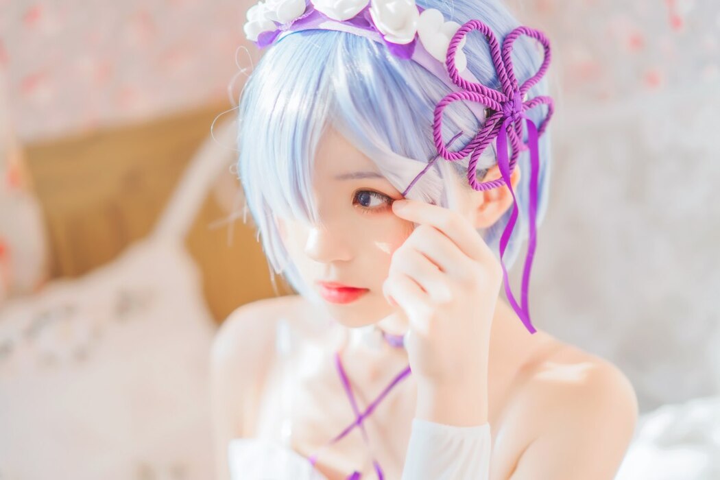 Coser@桜桃喵 Vol.137 蕾姆睡裙