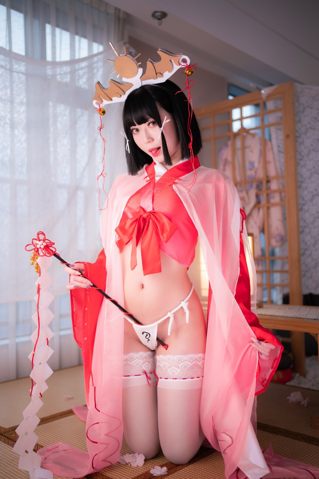 Coser@Money冷冷 No.021 辉夜姬巫女 B